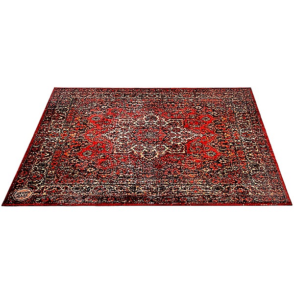 DRUMnBASE Vintage Persian Style Stage Rug Original Red 6 x 5.25 ft.