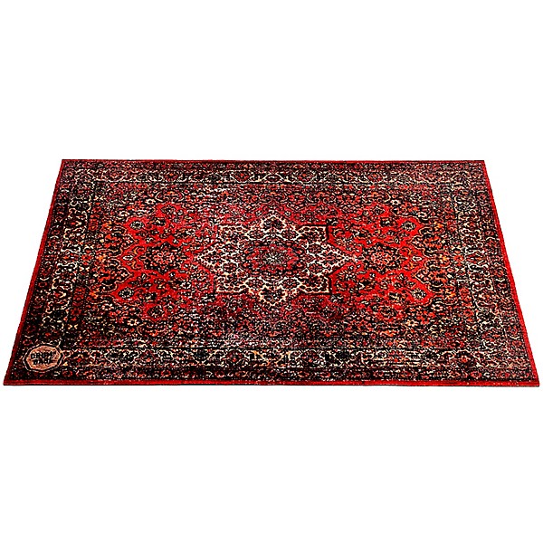 DRUMnBASE Vintage Persian Style Stage Rug Original Red 4.26 x 3 ft.