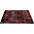 DRUMnBASE Vintage Persian Style Stage Rug Black Red 6 x 5... DRUMnBASE Vintage Persian Style Stage Rug Black Red 6 x 5.25 ft.