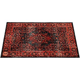 DRUMnBASE Vintage Persian Style Stage Rug Classic Worn 6 ... DRUMnBASE Vintage Persian Style Stage Rug Black Red 4.26 x 3 ft.