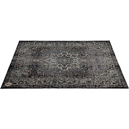 DRUMnBASE Vintage Persian Style Stage Rug Grey 6 x 5.25 ft.