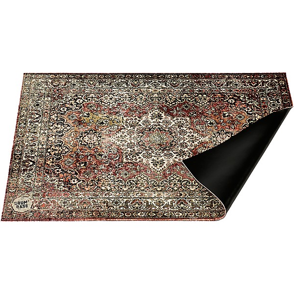 DRUMnBASE Vintage Persian Style Stage Rug Classic Worn 4.26 x 3 ft.