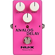 Nux Reissue Series Analog Delay With Bbd Chipset Effects Pedal Pink for sale