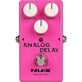 NUX Reissue Series Analog Delay With BBD Chipset Effects Pedal Pink