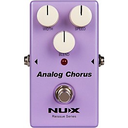 NUX Reissue Series Analog Chorus With Bucket-Brigade Circuit Effects Pedal Lavender