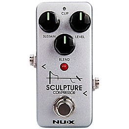 NUX Sculpture Mini Compressor Effects Pedal Silver