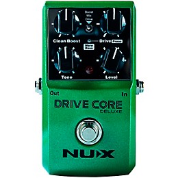 NUX Drive Core Deluxe Booster Blues Driver Effects Pedal Green