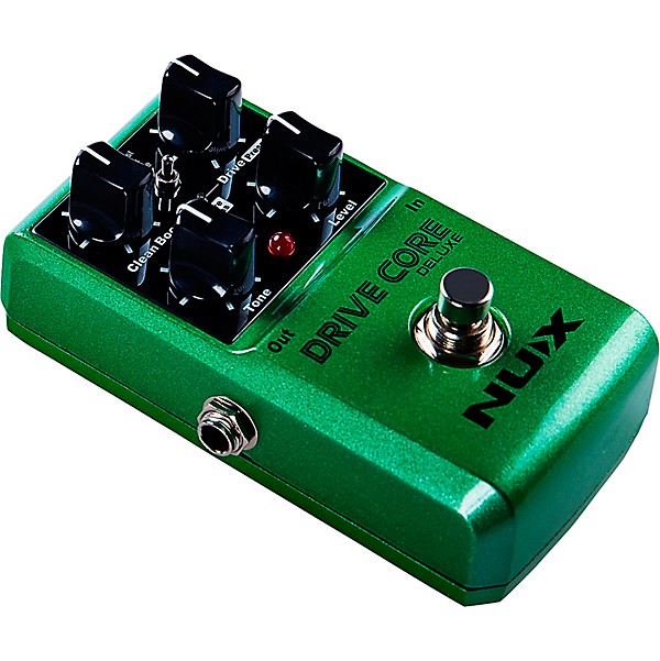 NUX Drive Core Deluxe Booster Blues Driver Effects Pedal Green
