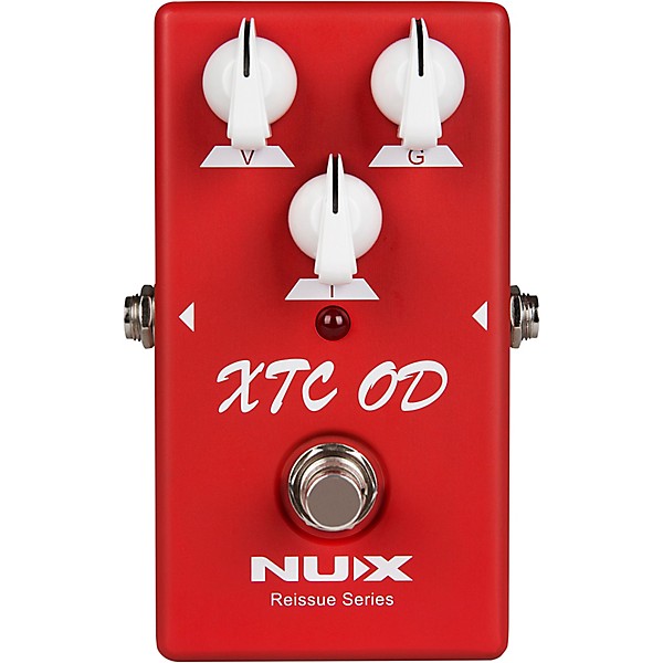 NUX Reissue Series XTC Overdrive Effects Pedal Red