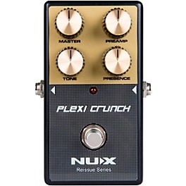 NUX Reissue Series Plexi Crunch Distortion Effects Pedal Black