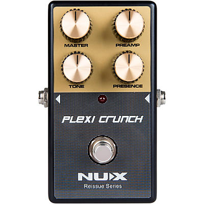 Nux Reissue Series Plexi Crunch Distortion Effects Pedal Black for sale