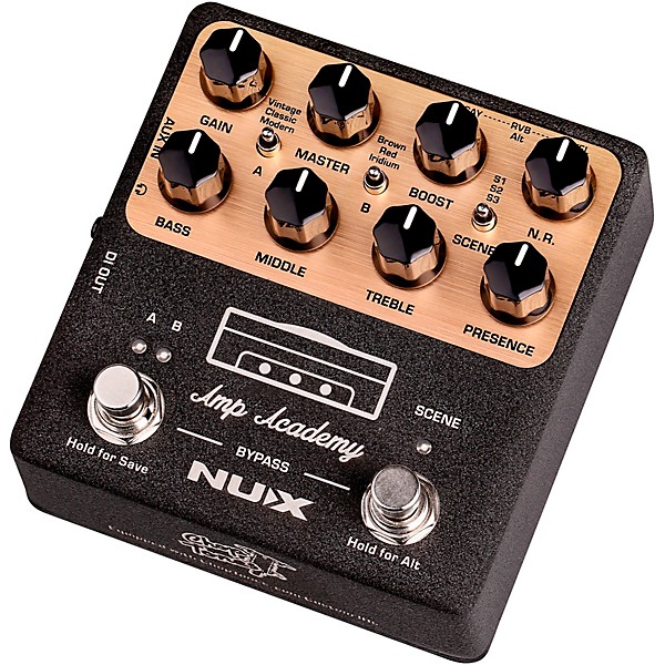 NUX Amp Academy Amp Modeler, IR Loader and Effects Pedal Black