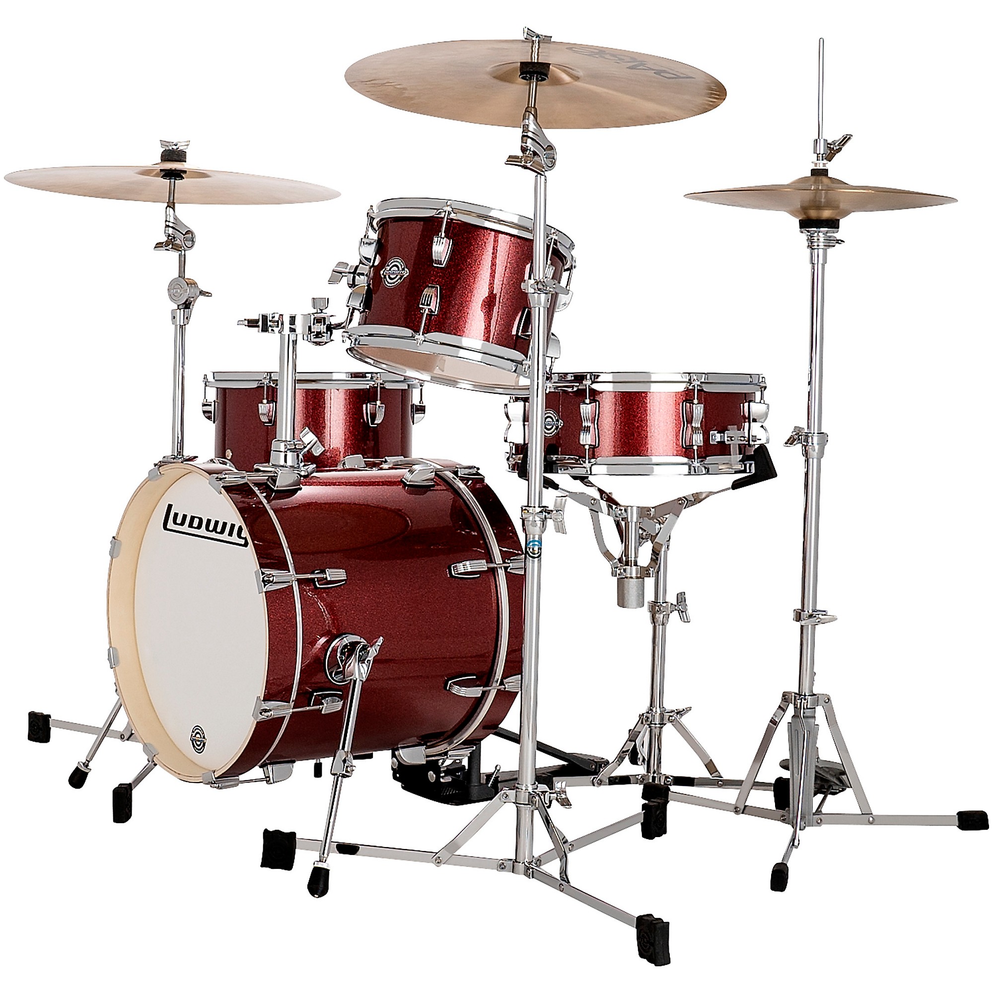 Ludwig Breakbeats by Questlove 4-Piece Shell Pack Red Sparkle