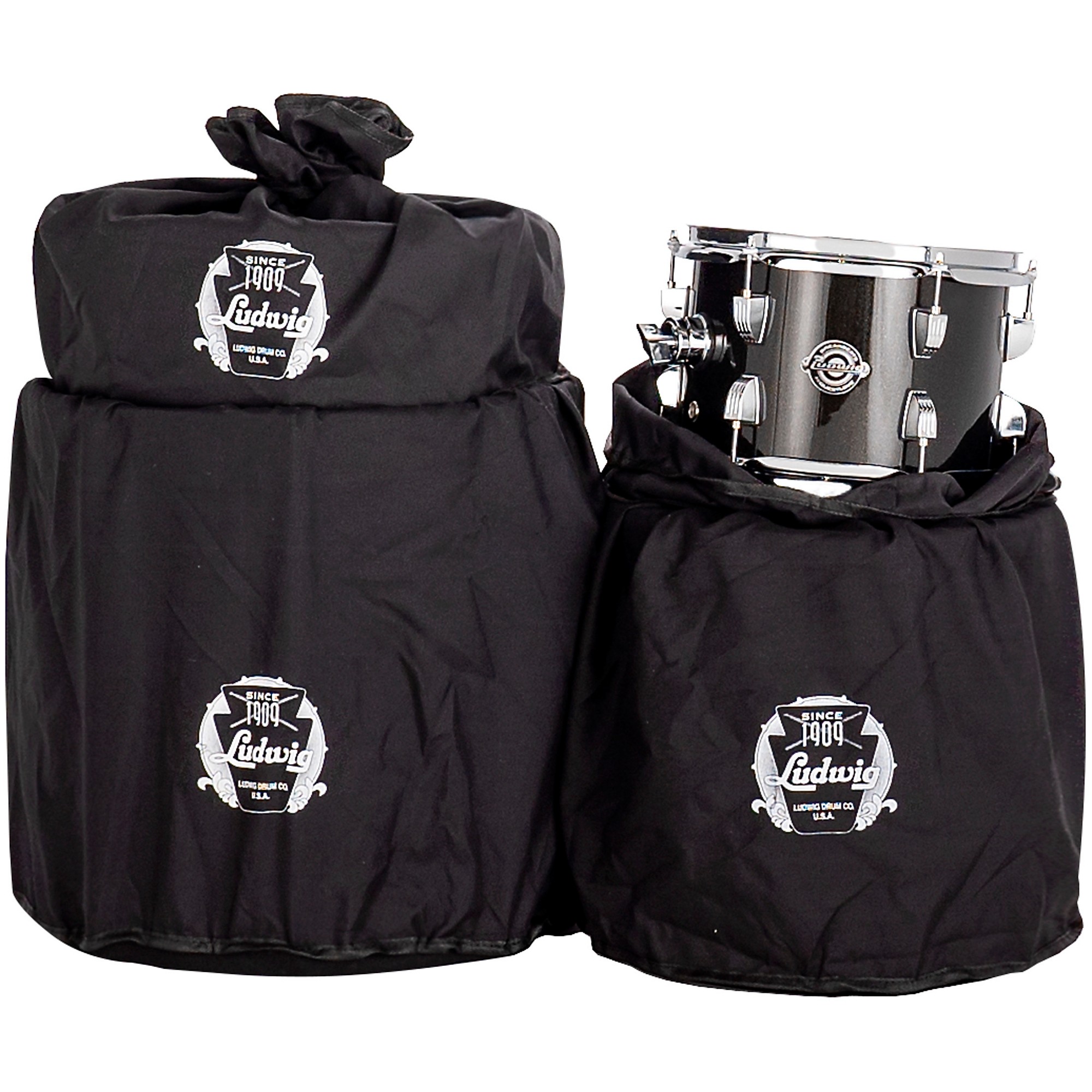 Ludwig Breakbeats by Questlove 4-Piece Shell Pack Black
