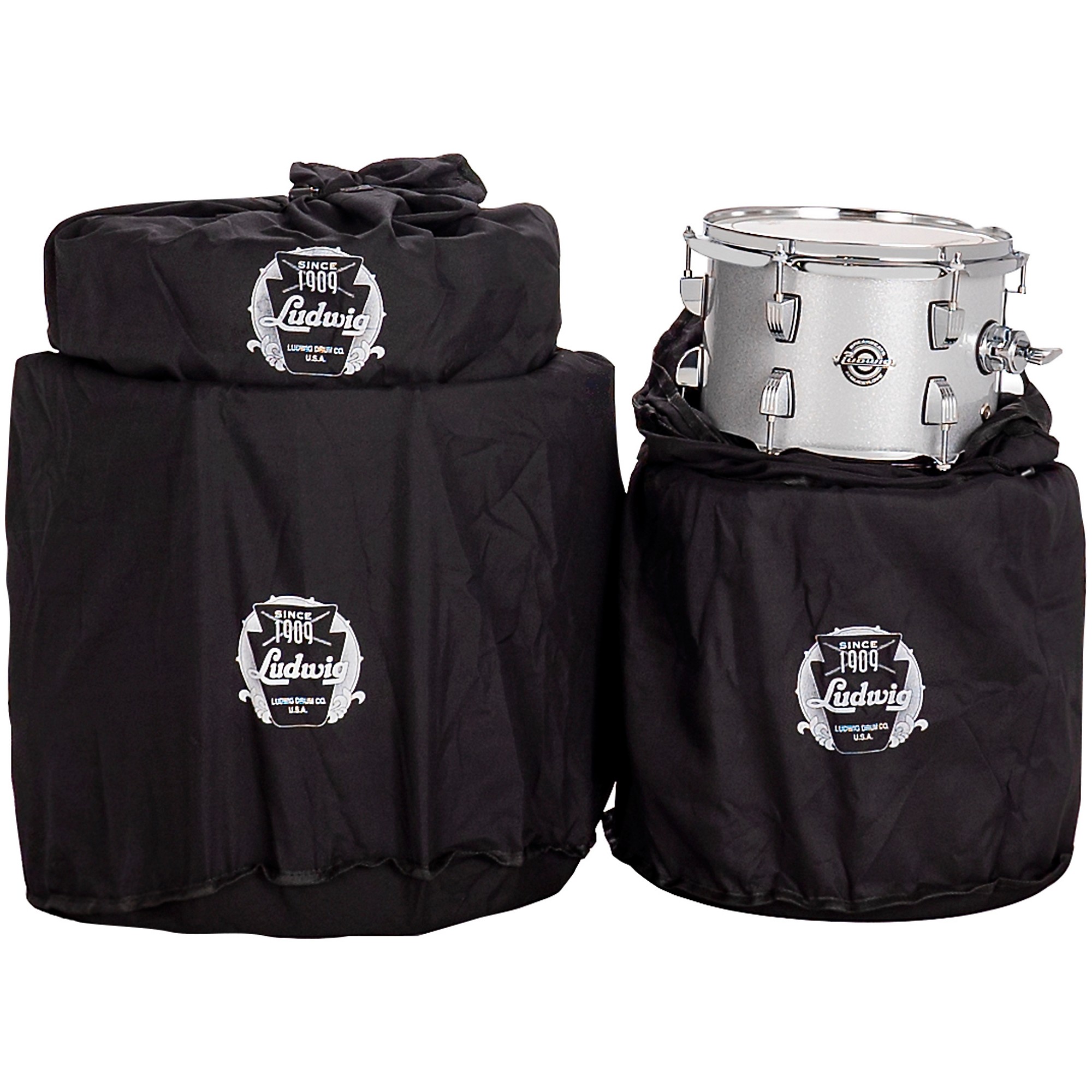 Ludwig Breakbeats by Questlove 4-Piece Shell Pack Silver