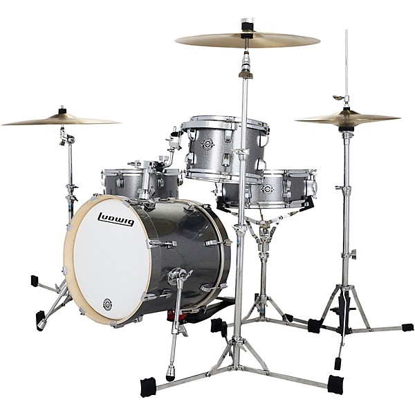 Ludwig Breakbeats by Questlove 4-Piece Drum Shell Pack - Frosted Sparkle