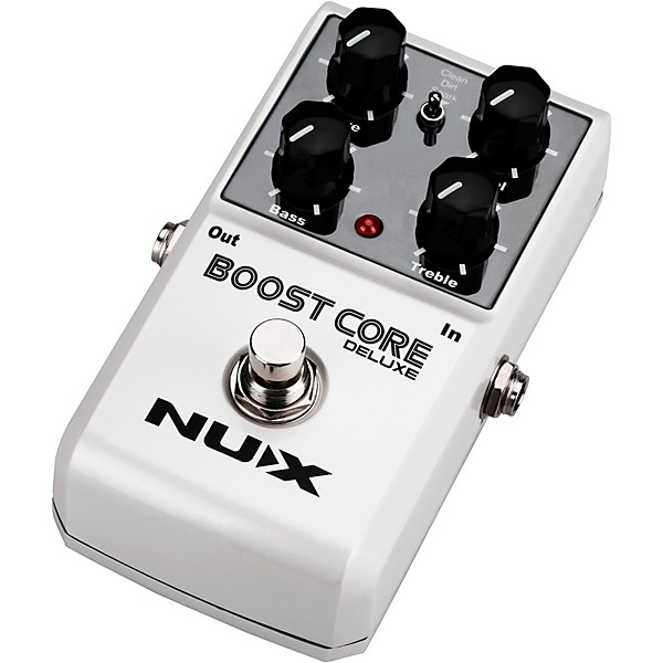 NUX Boost Core Deluxe Booster Effects Pedal Silver