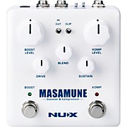 Nux Masamune Booster And Kompressor Effects Pedal White for sale