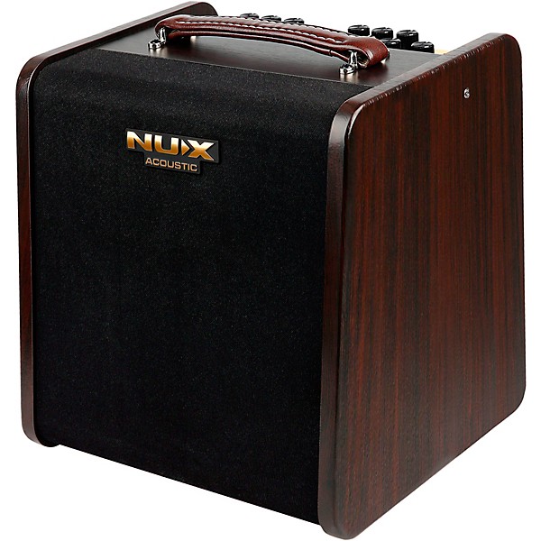 NUX Stageman II AC-80 80W 2-Channel Modeling Acoustic Guitar Amp With Bluetooth Brown