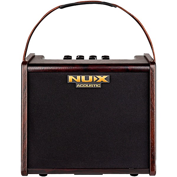 Open Box NUX Stageman AC 25 25W 2 Channel Modeling Rechargable Acoustic Amp with Bluetooth Level 1 Brown
