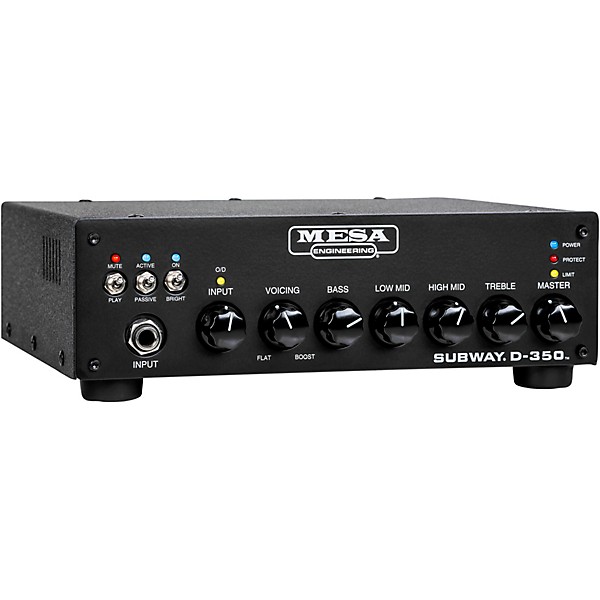 MESA/Boogie Subway D-350 Ultra-Compact Solid State Bass Head Black