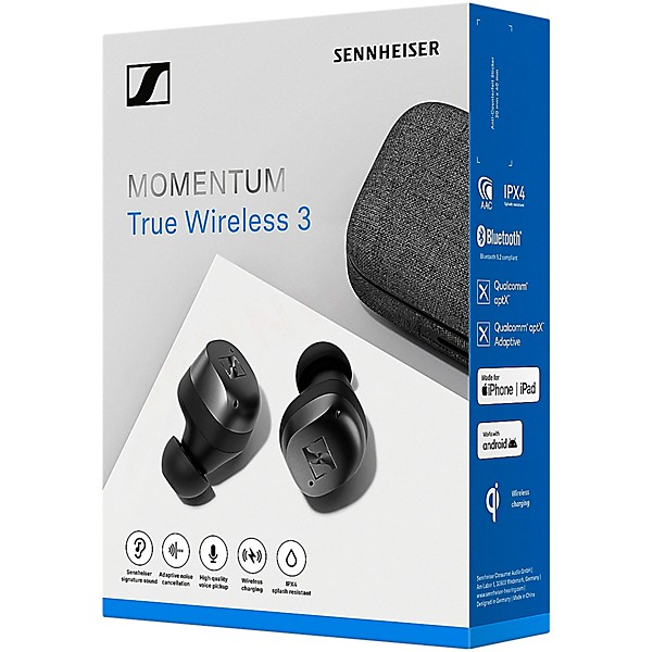 Sennheiser MOMENTUM True Wireless 3 In-Ear Earbuds Black