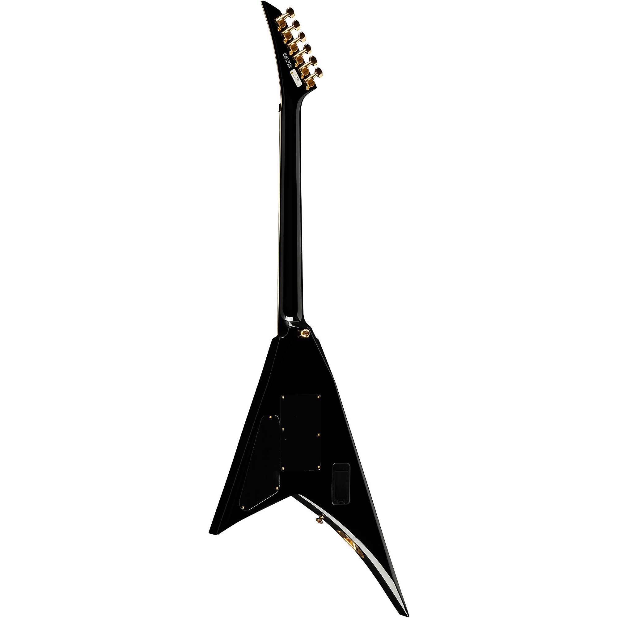 Jackson MJ Series Rhoads RR24-MG Electric Guitar Black with Yellow
