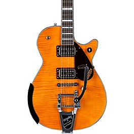 Gretsch Guitars G6134TFM-NH Nigel... Gretsch Guitars G6134TFM-NH Nigel Hendroff Signature Penguin Electric Guitar Amber Flame