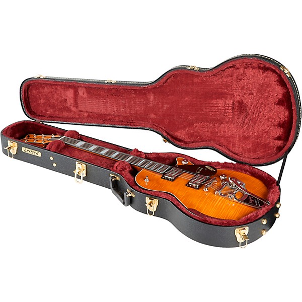 Gretsch Guitars G6134TFM-NH Nigel Hendroff Signature Penguin Electric Guitar Amber Flame