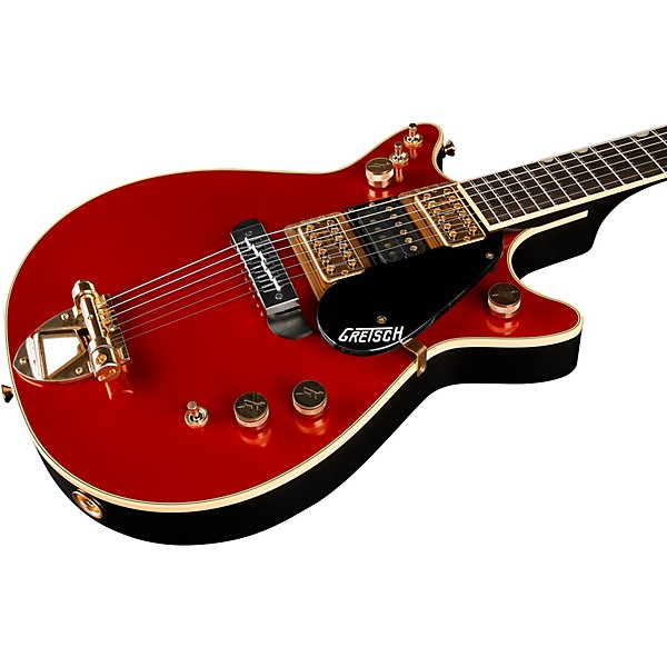 Gretsch Guitars G6131G-MY-RB Limited-Edition Malcolm Young Signature Jet Electric Guitar Vintage Firebird Red