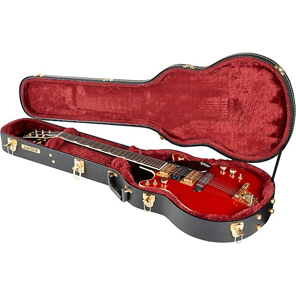Gretsch Guitars G6131G-MY-RB Limited-Edition Malcolm Young Signature Jet Electric Guitar Vintage Firebird Red