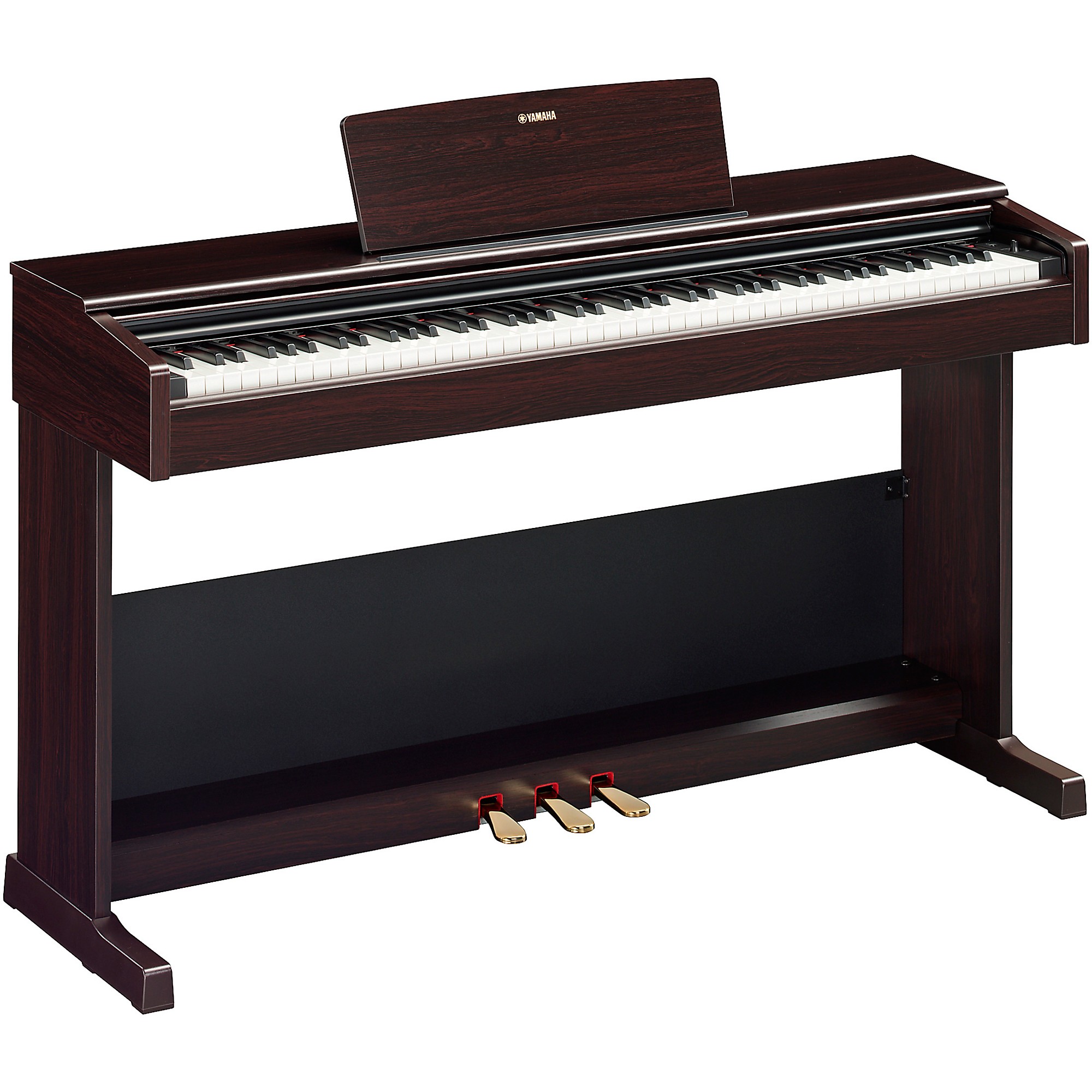 Yamaha Arius YDP-151 digital piano and stool in dark