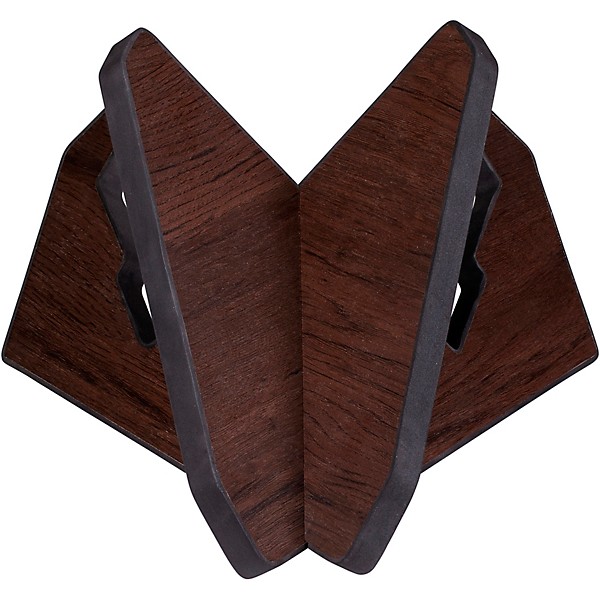 Gator Frameworks GFW-ELITEGTRXSTD-BRN Elite Series Guitar X Style Stand in Dark Walnut Brown Finish Walnut