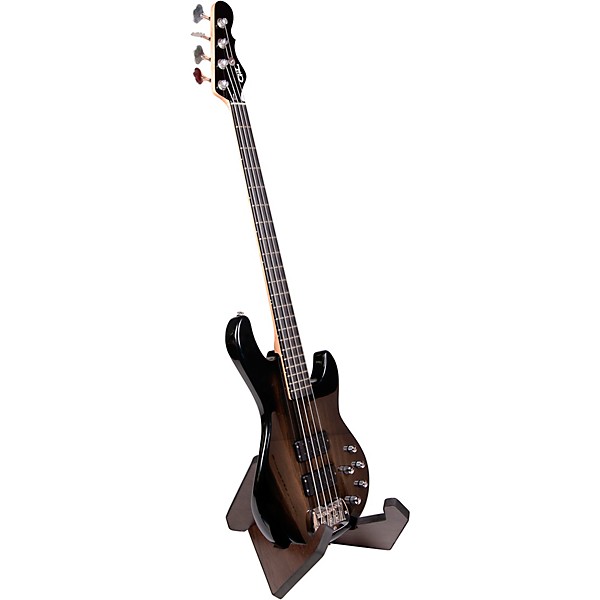 Gator Frameworks GFW-ELITEGTRXSTD-BRN Elite Series Guitar X Style Stand in Dark Walnut Brown Finish Walnut