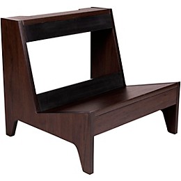 Gator Frameworks GFW-ELITEGTRAMPSM-BRN Elite Series Small Combo Guitar Amp Stand in Dark Walnut Brown Finish Walnut