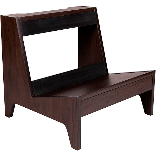 Gator Frameworks GFW-ELITEGTRAMPSM-BRN Elite Series Small Combo Guitar Amp Stand in Dark Walnut Brown Finish Walnut