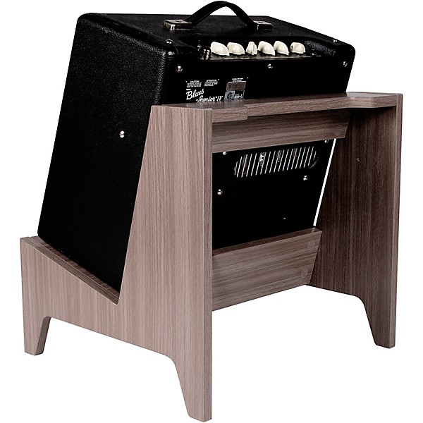 Gator Frameworks GFW-ELITEGTRAMPSM-GRY Elite Series Small Combo Guitar Amp Stand in Driftwood Grey Finish Gray