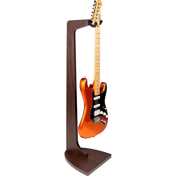 Gator Frameworks GFW-ELITEGTRHNGSTD-BRN Elite Series Guitar Hanging Stand in Dark Brown Walnut Finish Walnut