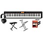 Casio CDP-S360 Digital Piano With X-Stand, Bench, Headphones, Key Stickers and Beginner's Book Black Beginner thumbnail