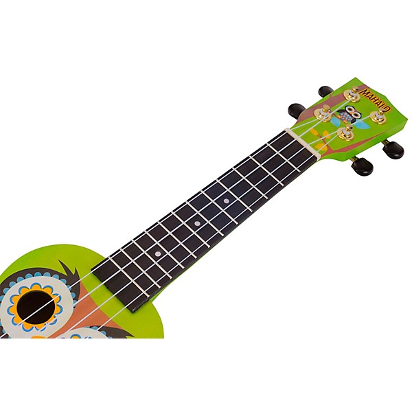 Mahalo Art Series Soprano Ukulele With Bag Owl Motif