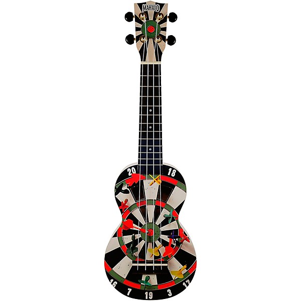 Mahalo Art Series Soprano Ukulele With Bag Darts Motif