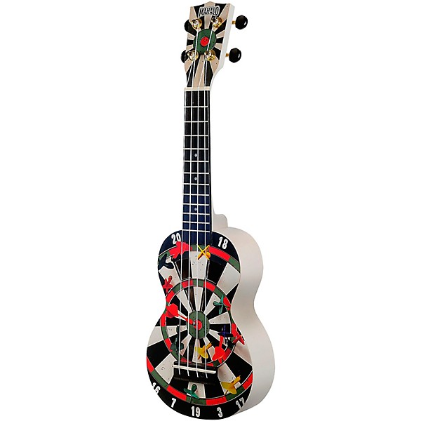 Mahalo Art Series Soprano Ukulele With Bag Darts Motif