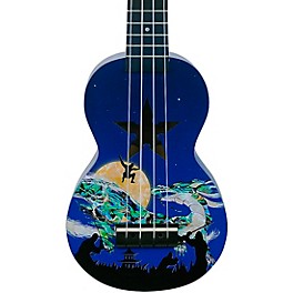 Mahalo Art Series Soprano Ukulele With Bag Owl Motif Mahalo Art Series Soprano Ukulele With Bag Ninja Motif