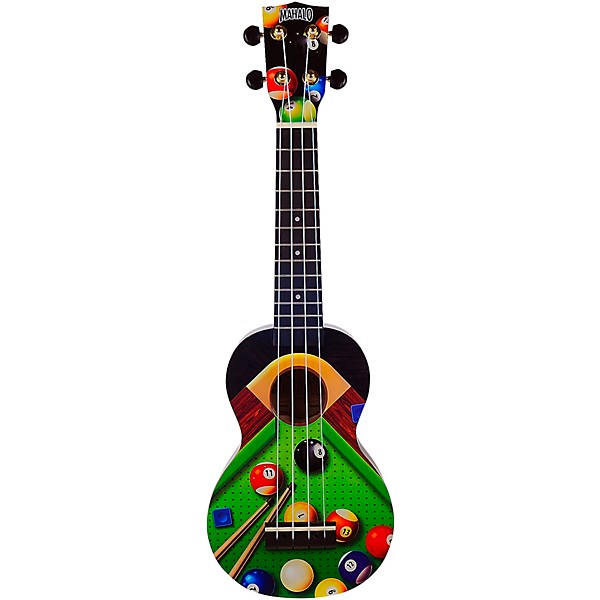 Mahalo Art Series Soprano Ukulele With Bag Pool Motif