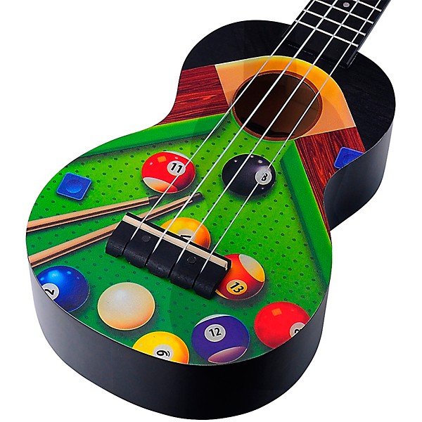 Mahalo Art Series Soprano Ukulele With Bag Pool Motif