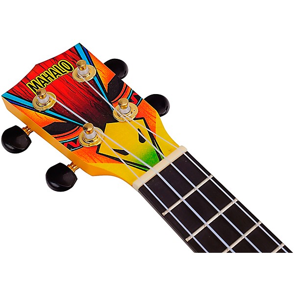 Mahalo Art Series Soprano Ukulele With Bag Tiki Motif