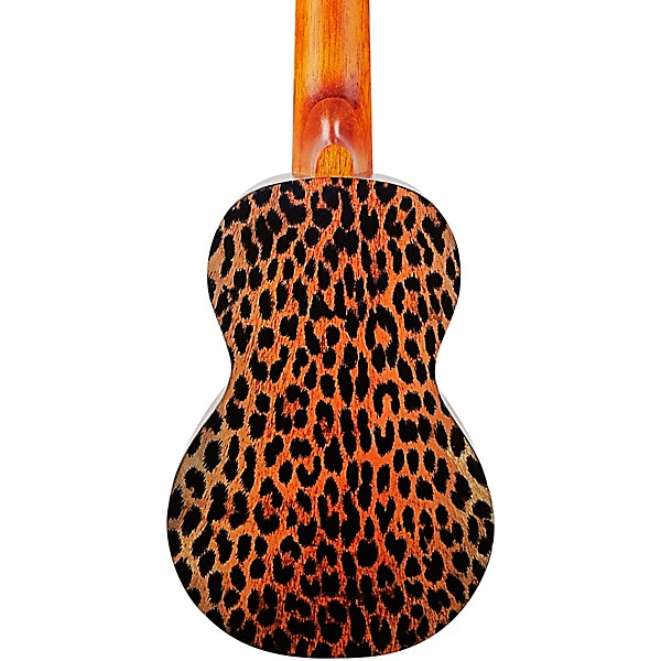 Mahalo Art II Soprano Ukulele With Bag Cheetah Motif