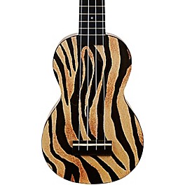 Mahalo Art II Soprano Ukulele With Bag Graffiti Motif Mahalo Art II Soprano Ukulele With Bag Zebra Motif