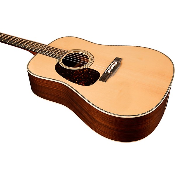 Martin Left-Handed D-28 Modern Deluxe Acoustic Guitar Natural Natural