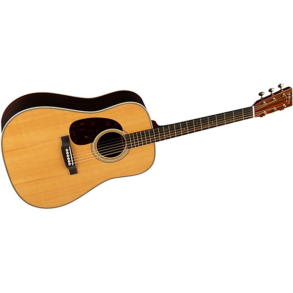 Martin Left-Handed D-28 Modern Deluxe Acoustic Guitar Natural Natural